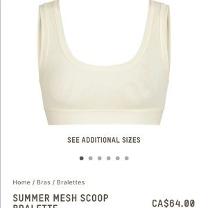 SKIMS Summer Mesh Scoop Bralette